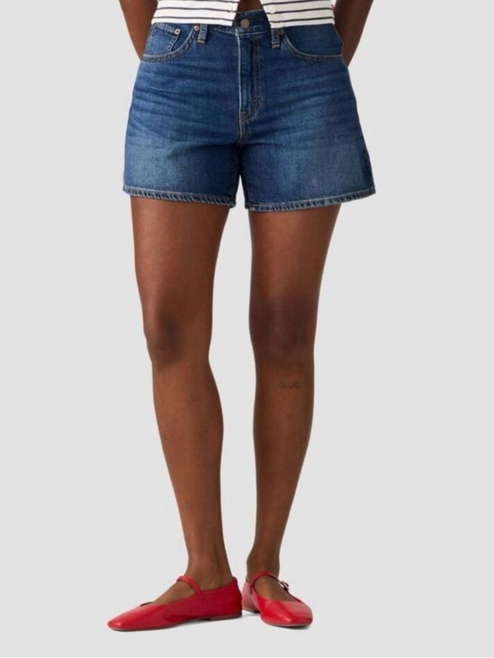 Levi Midi Cinch Shorts -